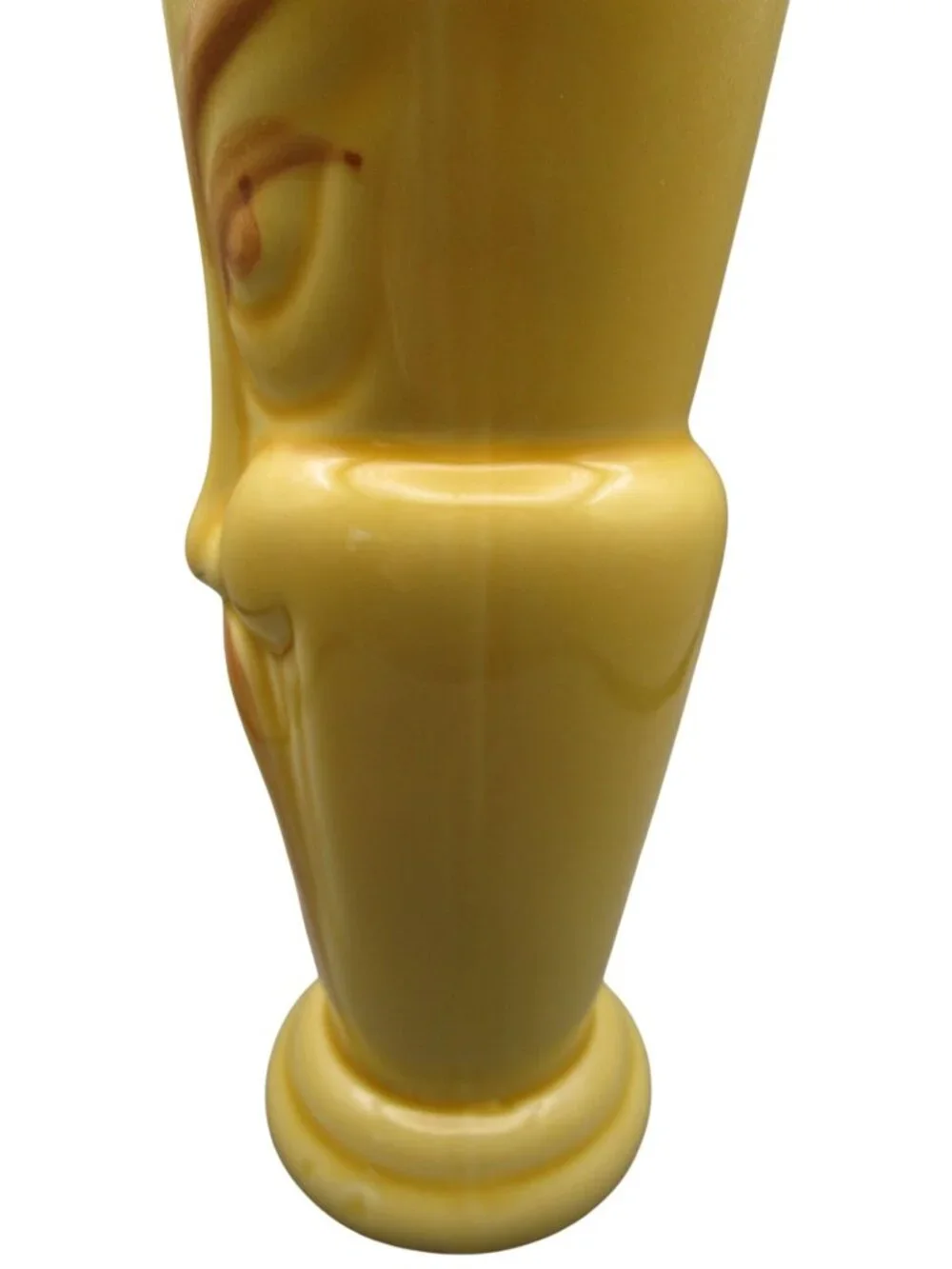 Orchids Of Hawaii Fu Manchu Yellow Ceramic Tiki Mug Vintage Taiwan 7